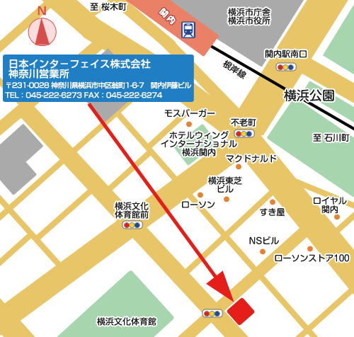 神奈川営業所アクセスマップ